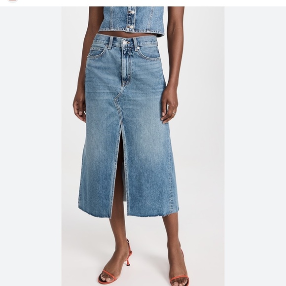 SLVRLAKE Dresses & Skirts - SLVRLAKE Denim Midi Skirt